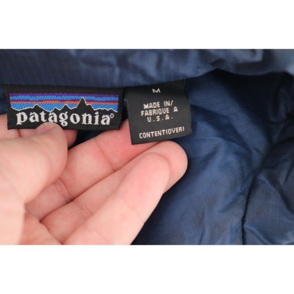 patagonia vest Men's medium Retro hipster puffball vest black nylon puffer - Picture 9 of 16